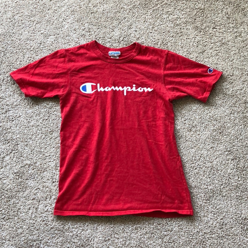 Champion Red Short Sleeve Tee!